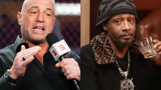 UFC color commentator Joe Rogan and fellow comedian Katt Williams.